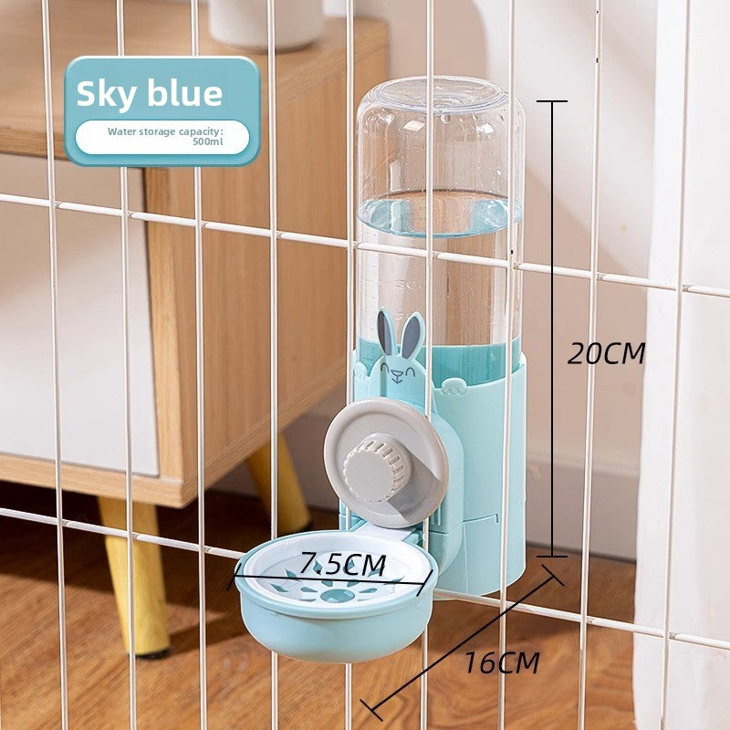 Hanging Small Pet Water Bottle and Feeder Combo