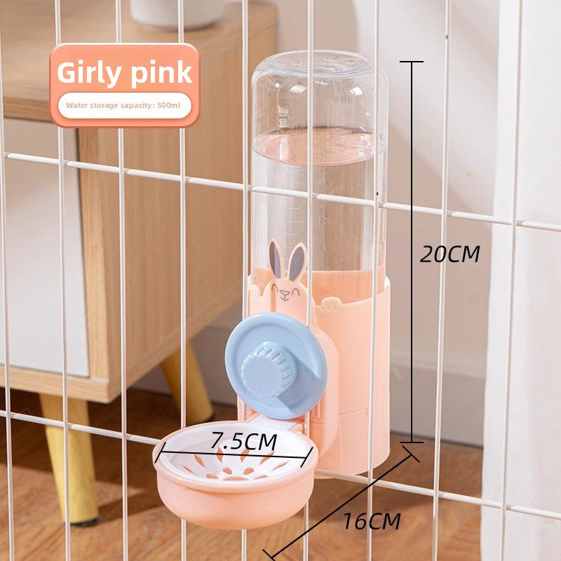 Hanging Small Pet Water Bottle and Feeder Combo