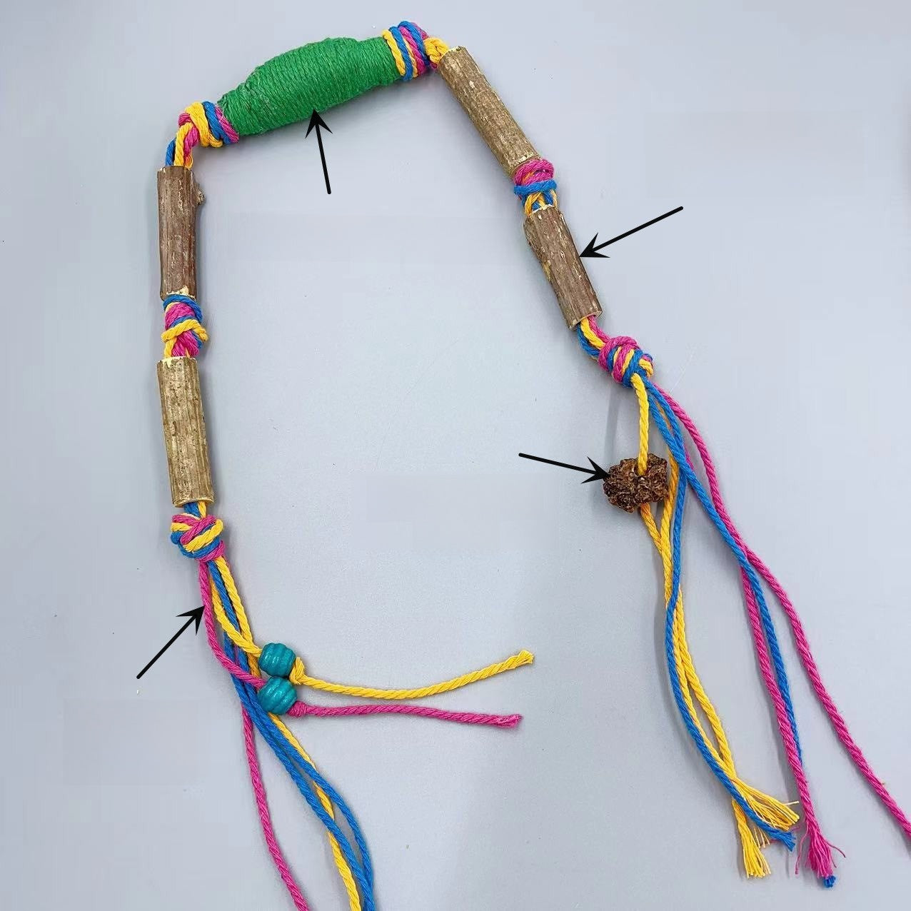 Catnip Teaser Stick with Cotton Rope for Cats