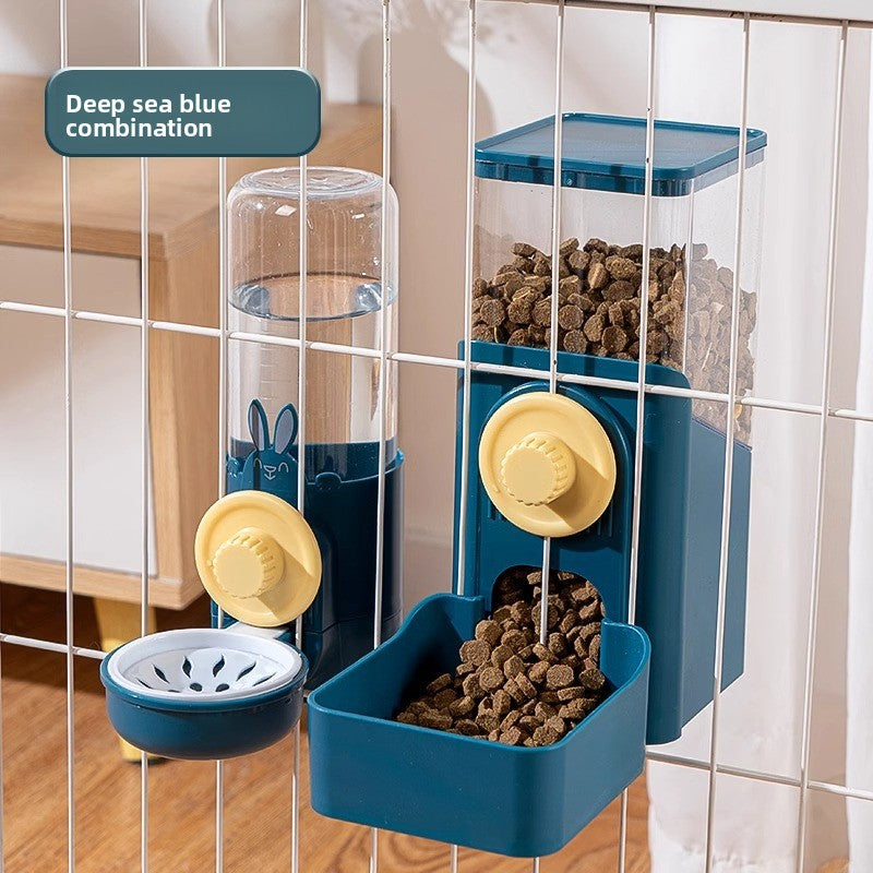 Hanging Small Pet Water Bottle and Feeder Combo