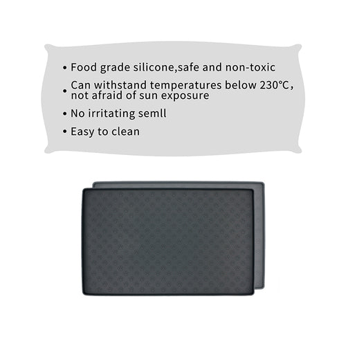 Non-Slip Waterproof Silicone Pet Food Mat