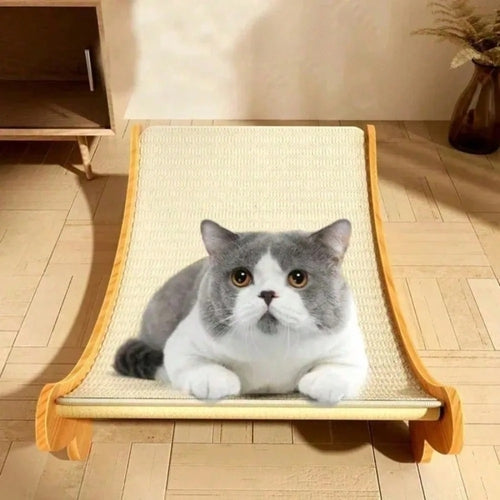 2-in-1 Detachable Cat Scratching Pad & Lounge Bed