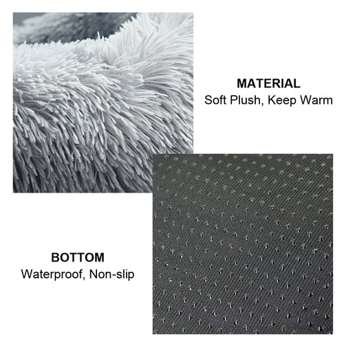 Super Soft Calming Pet Bed – Plush Lamb Velvet for Dogs & Cats