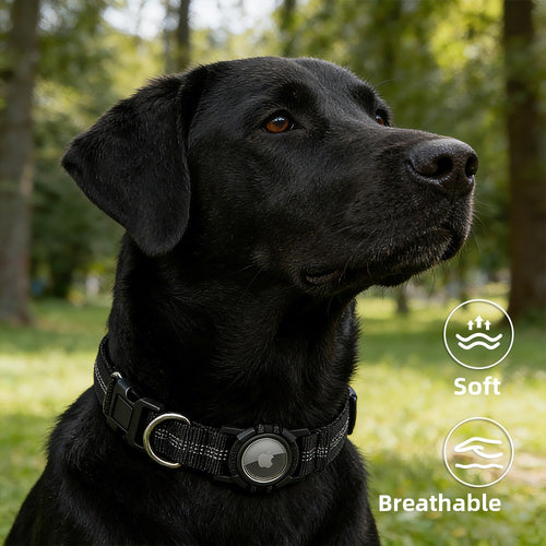 Airtag Dog Collar Cover Waterproof Reflective